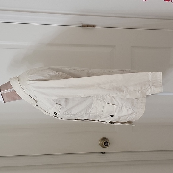 Great Northwest, Size S Cream Colored 'Safari-Style' Jacket. Front Pockets, GUC - Picture 3 of 10